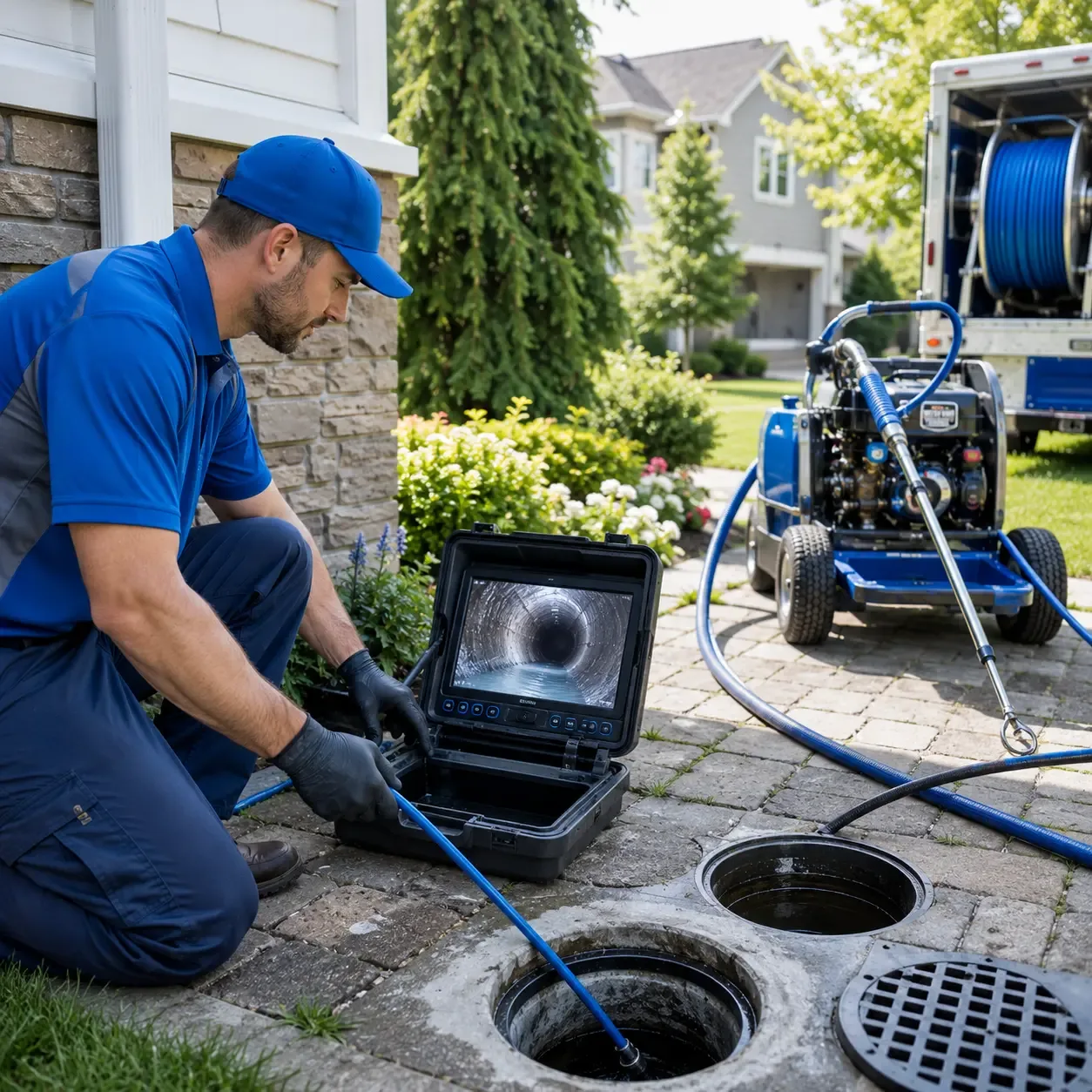 Outdoor drain cleaning professionals serving Waitsfield, VT